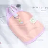 Cherry Pink [Ice Silk] - Solid Color Heart Camisole