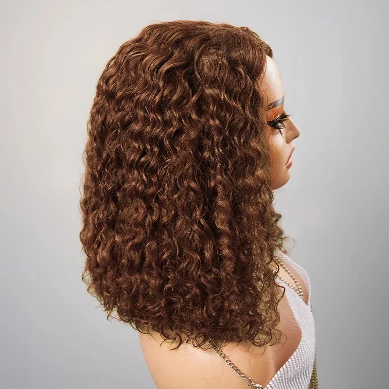Peruca lace front cabelo humano bob deep curly castanho_voghion.com