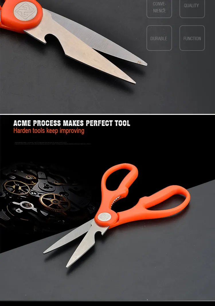 Wholesale Professional Multifunction Custom Home Stainless Steel Kitchen Cutting Scissors