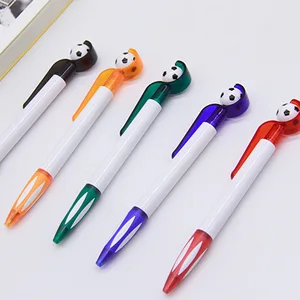 Hot Selling 1.0mm Wide Multi-Functional Plastic Soccer Pen Bulk Supply Logo Ballpoint Pens