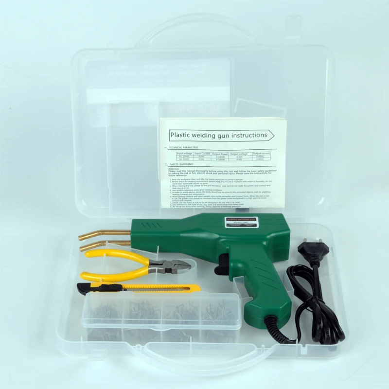 QA1102 Hot Plastic Welding Machine Repairing Tool Car Bumper Repair 110v 220V Portable Welding Machine Bumper Repair Kit