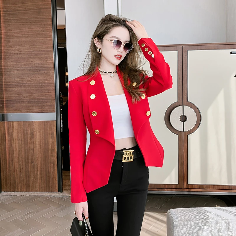 スーツ 2020 ZYHT 5540 2025秋冬女性服新作カジュアル長袖ラペルスーツ