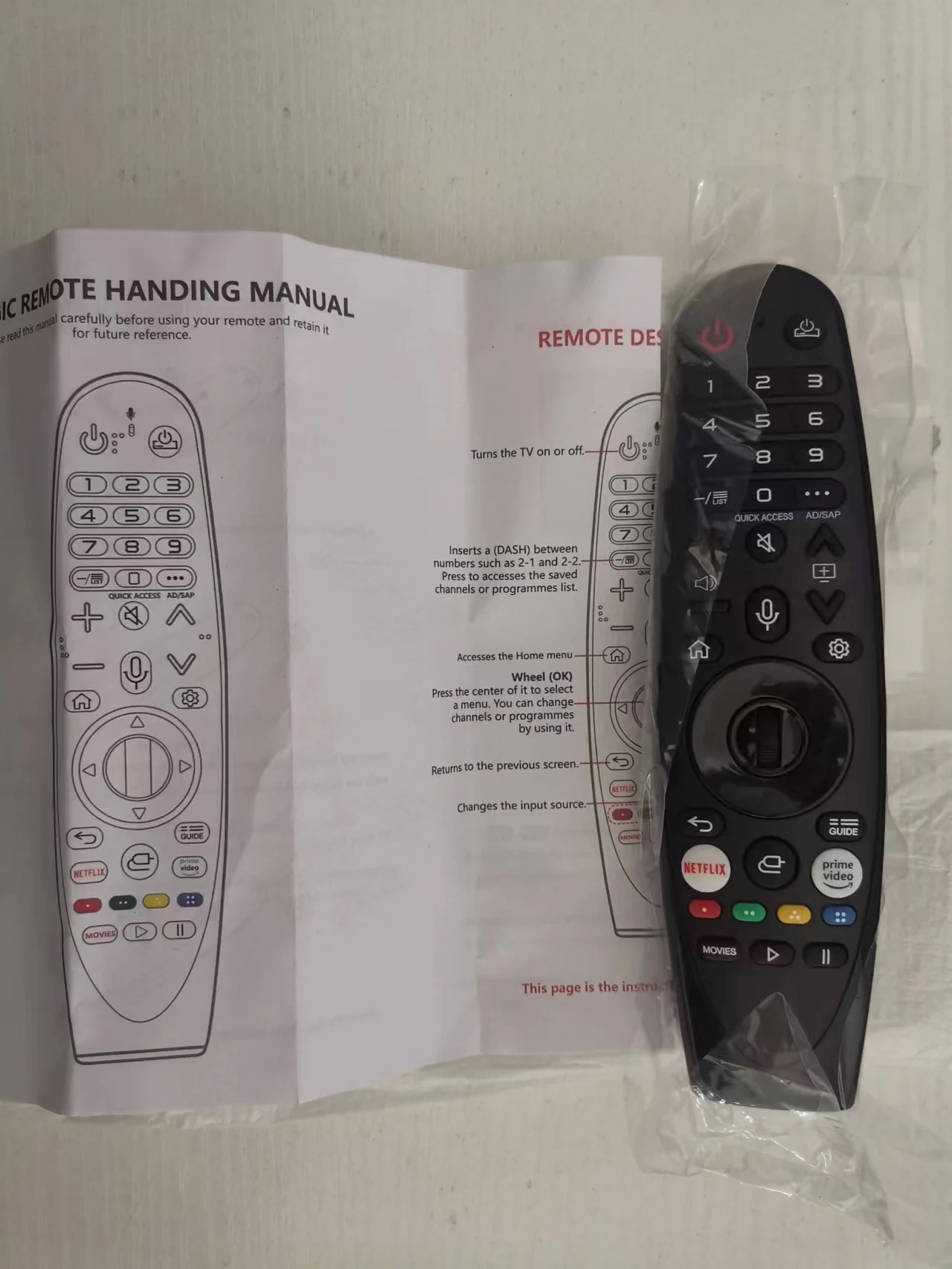 AN-MR19BA Original Quality Air Mouse Magic Mr20ga Voice Remote Control ...