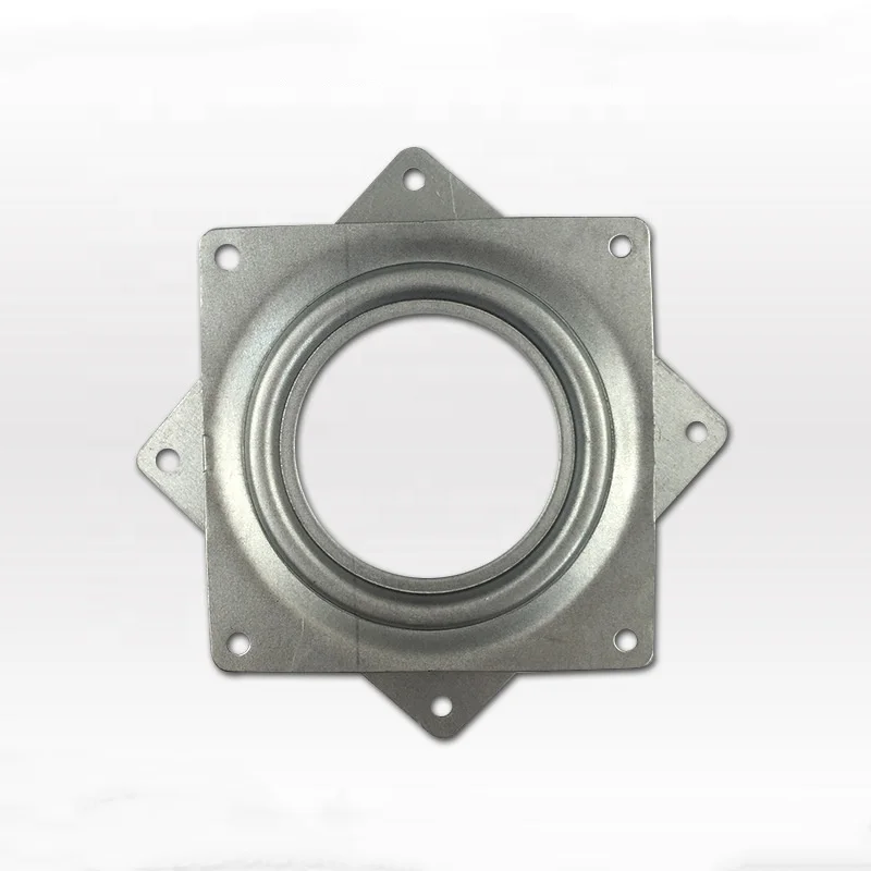 Лидер продаж бесплатный образец сверхпрочный металлический подшипник вращающаяся поворотная пластина стойка для телевизора 4 дюйма полный