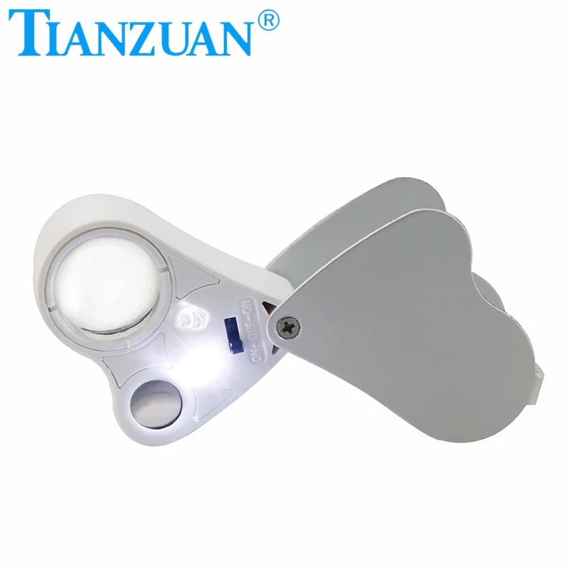 magnifier led double-multiple jewelry identifying type