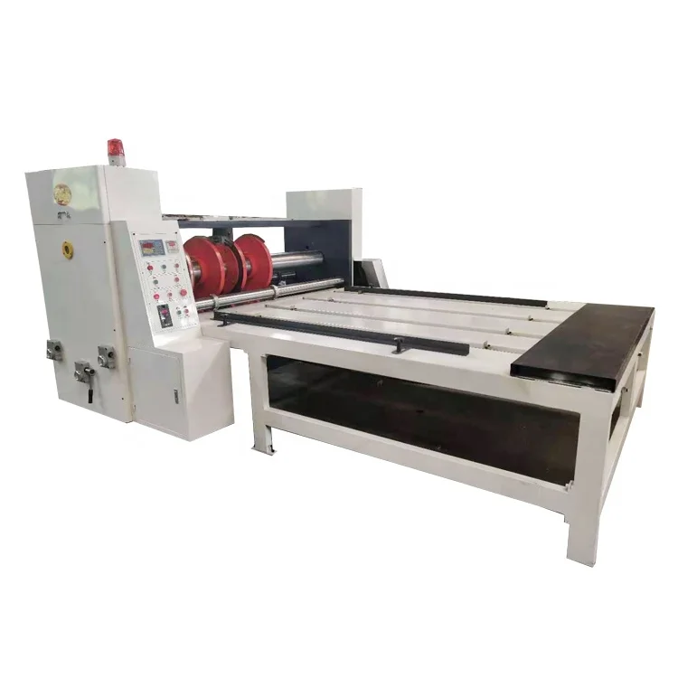 Carton Box Making Machine Semi-automatic Feeder Slotter Die Cutter Carton Machine