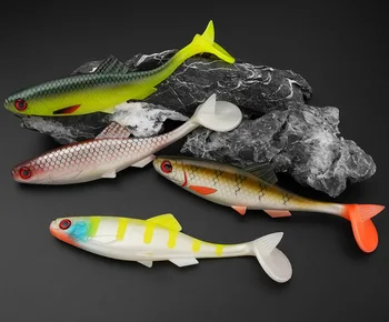 Cheery 15cm/20cm Mackerel Soft Plastic Jig Heads & Lure-Artificial Soft Bait for Sea Fishing Bottom Baits Bulk Pack – Soft Lure – view 3