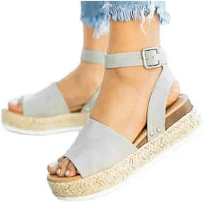 2026 Summer Fashion Women's High Quality Platform Wedges Sandals Pointed and Open Toe with Sexy Mesh Lining for Vacation