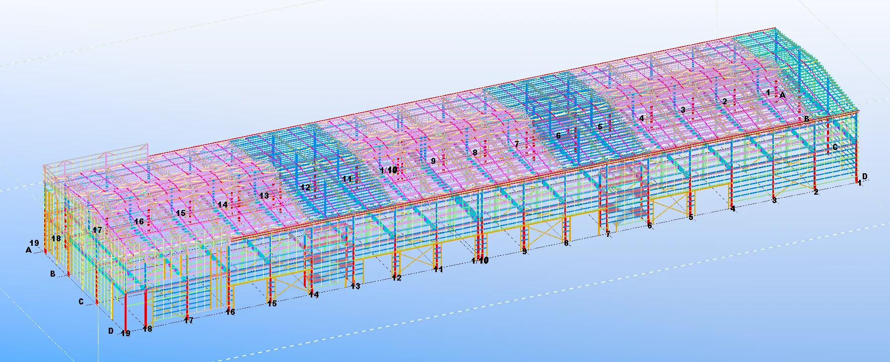Modern Design Prefabricated Steel Structure for Construction Price for Warehouse Workshop School or Mall supplier