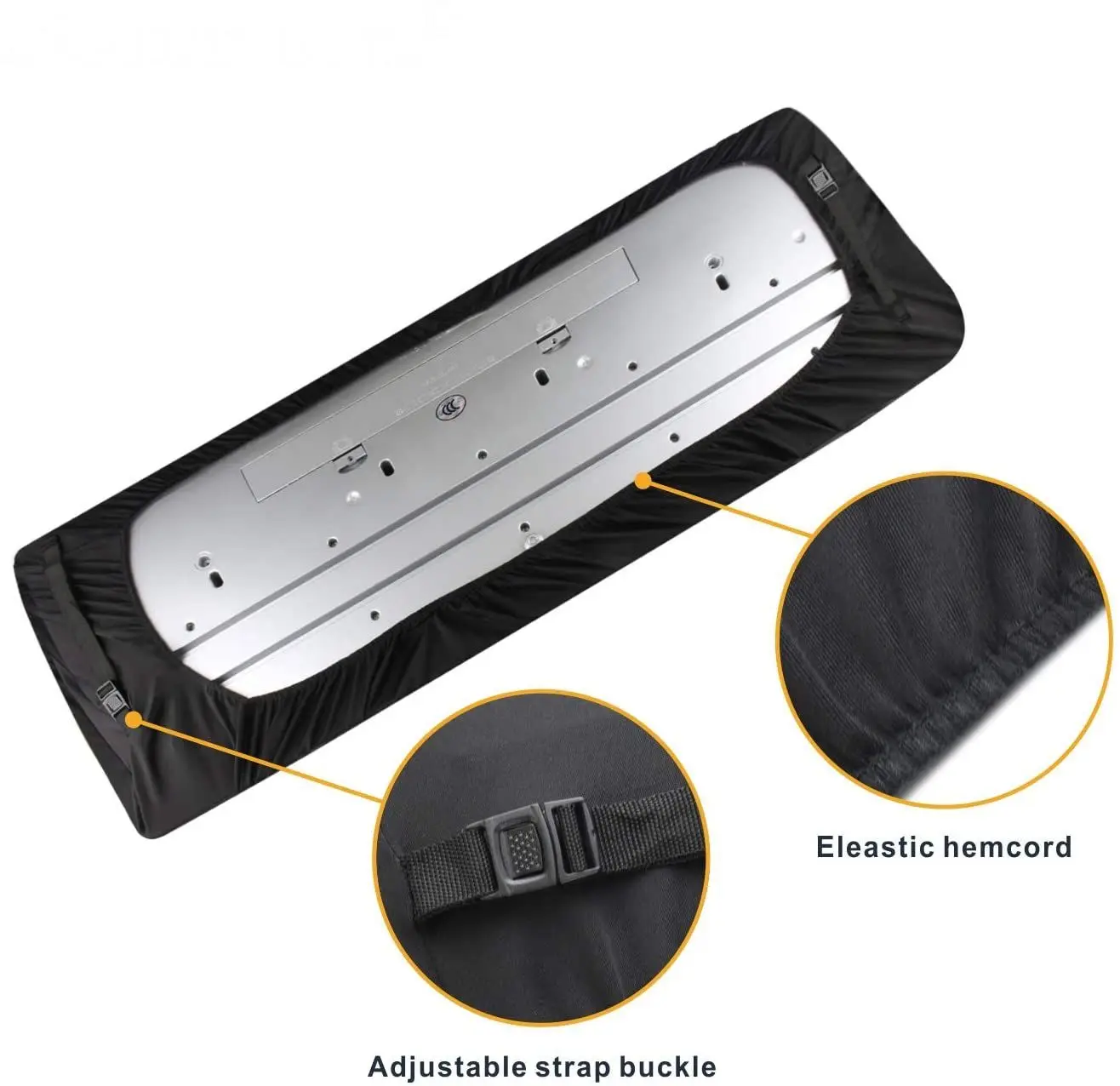 Пылезащитный чехол для клавиатуры пианино 88 клавиш с защитой от грязи и шнура