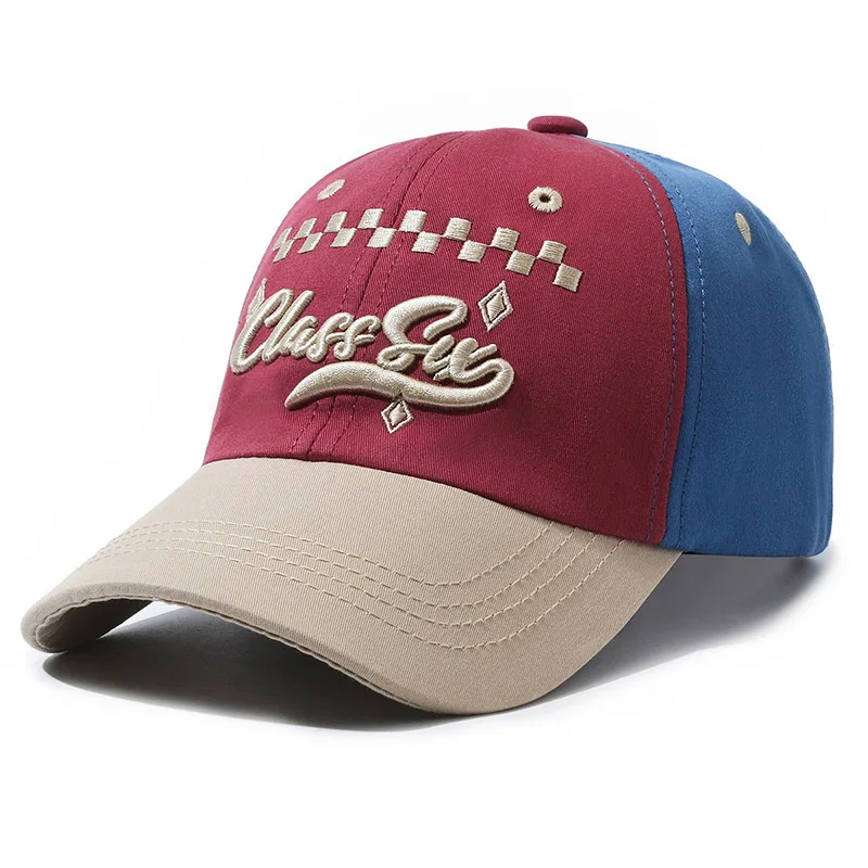 Vintage American Style Adjustable Dad Hat- Embroidered Twill Sun Cap with Common Fabric for Men & Women