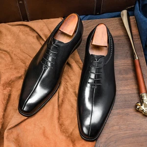 Best RTS Product Luxury Hand Made Real Genuine Leather Oxford Men Leather Shoes