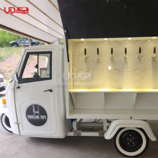 Beautiful Catering Beer Bar Vintage Snack Food Van Ice Cream Cart Mobile Bar Truck for Events