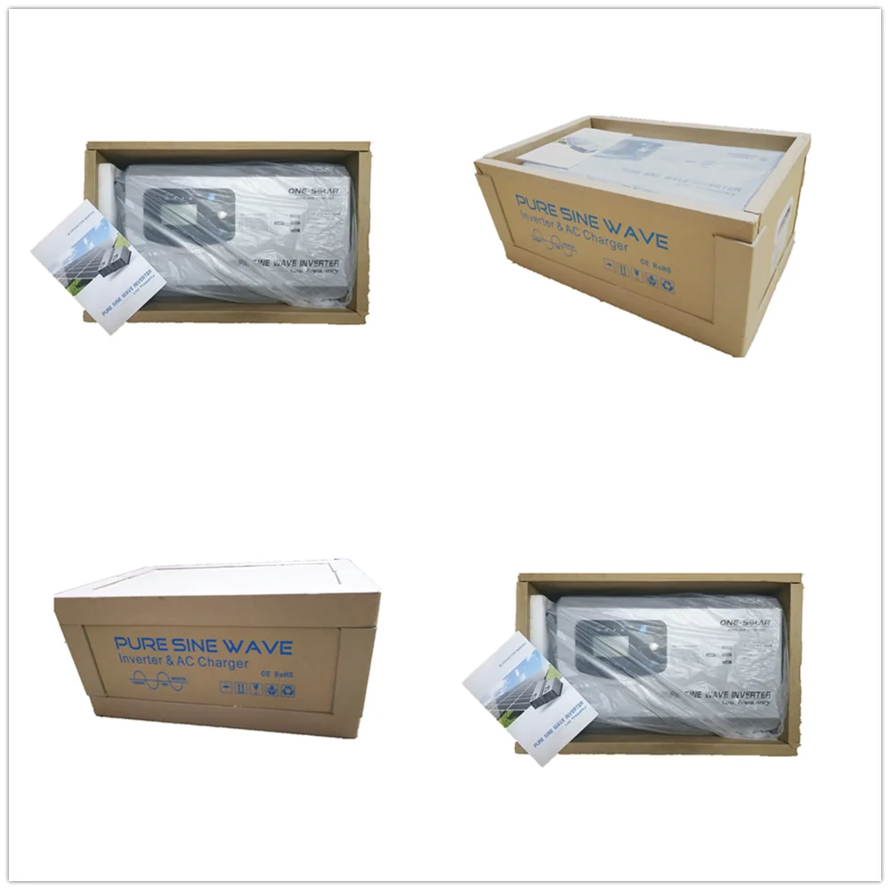 Best new and Delicate appearance 48VDC to 110V AC /220V AC  6000Watts hybrid solar inverter built-in 60A solar charge controller from China supplier