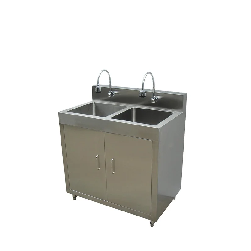 china High standard in quality medical multi user step activated clean room hospital hand sink