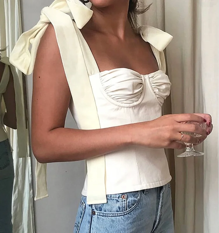 cotton bustier