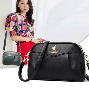 Wholesale New Women's Portable Zipper Bag Designs Top Quality Tote Shoulder Handbags Fashionable Crossbody Bag for Women