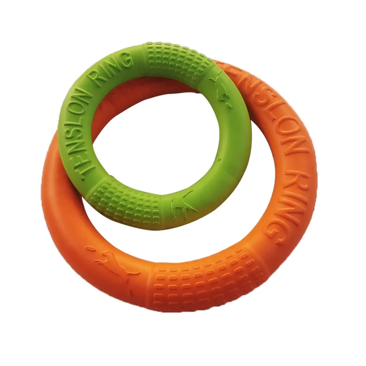 2022 New Pet Eva Dog Training Ring Pulling Resistant Bite Floating Toy