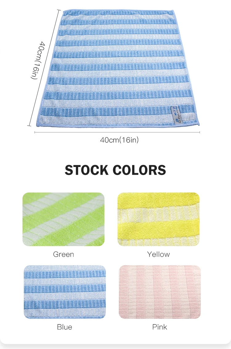 Wholesale Custom Microfiber Kitchen Towels Dish Cloths Dish Towels 100