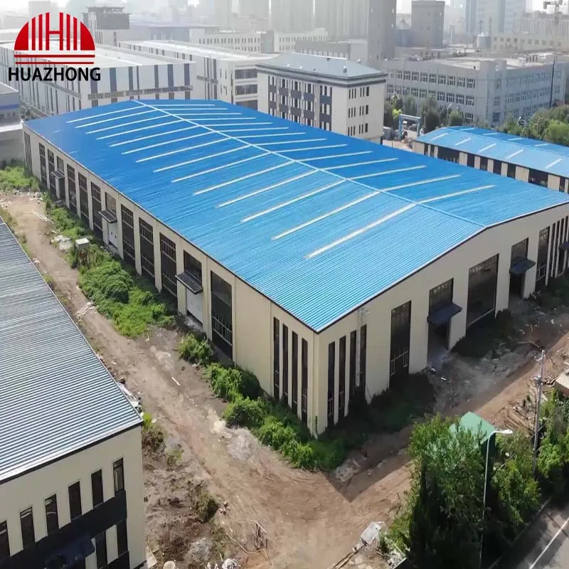 Prefabricated Warehouse Steel Structure Building Workshops & Plants with Steel Frame Customizable Design