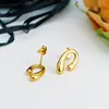Pendientes de oro