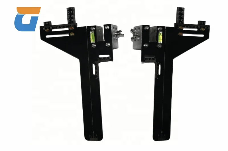 Elevator Guide Rail - Precision Calibration with Magnets