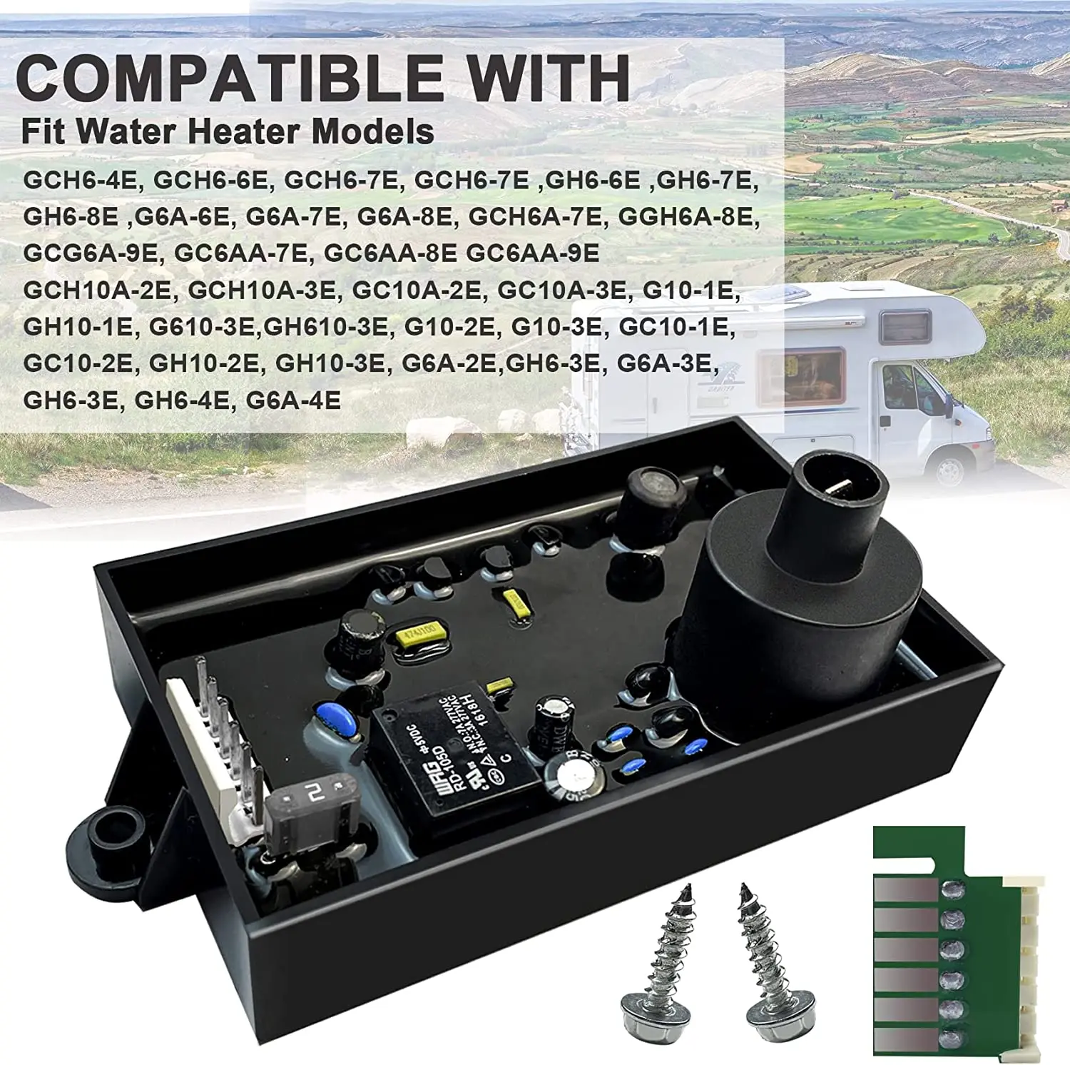 91367 Rv Water Heater Pc Circuit Control Board Kits For G6a6e/7e/8e