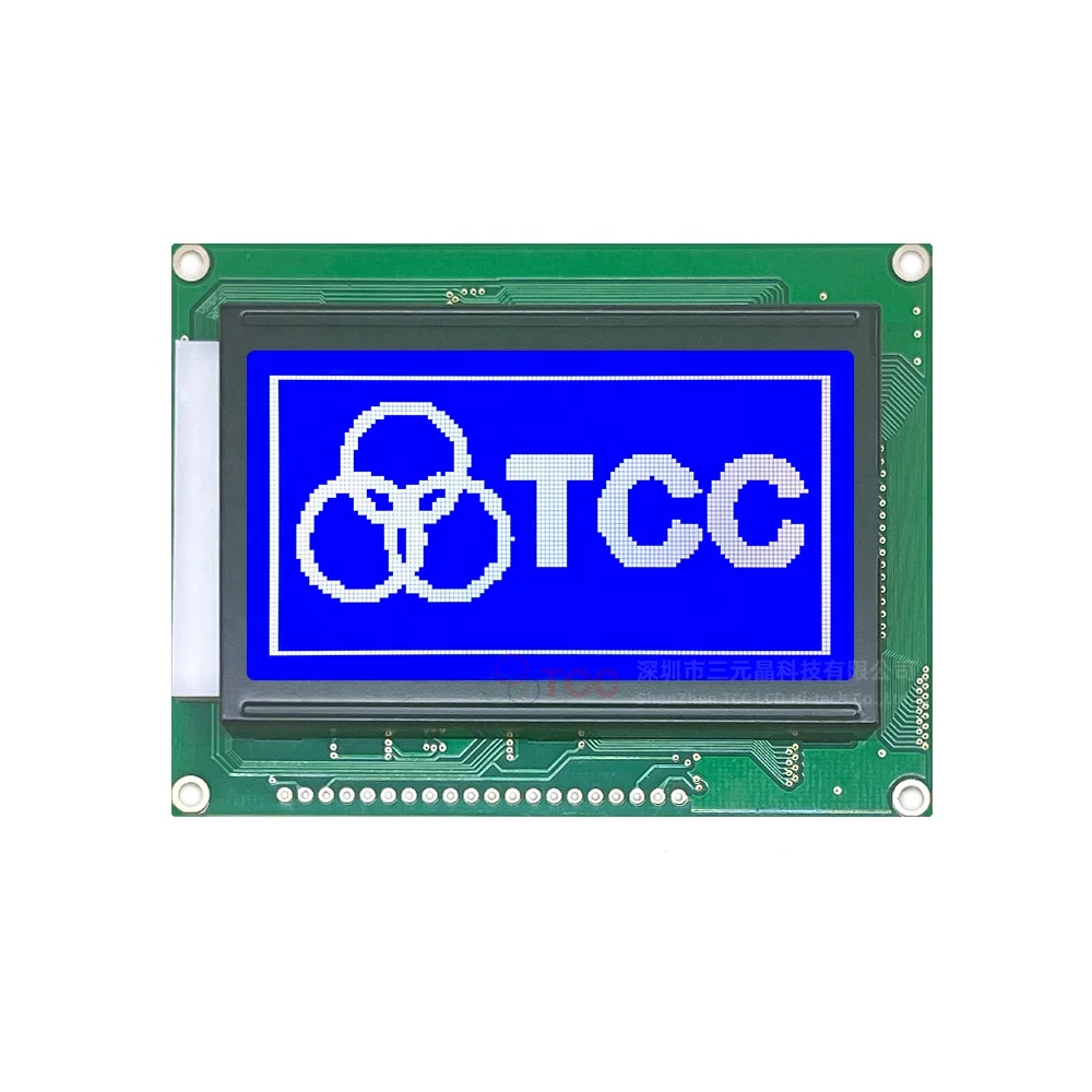 TCC 20-Pin 128x64 STN Monochrome Graphic LCD Display Module 128*64 Graphic LCD Display