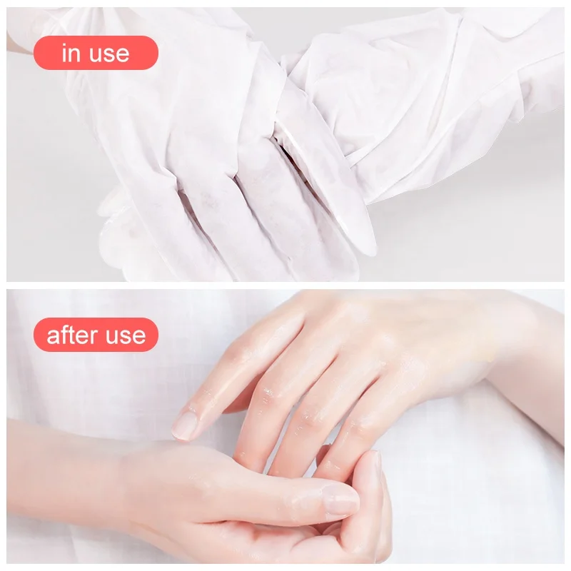 Частная торговая марка уход за кожей рук восстанавливающая Отбеливающая увлажняющая маска для рук