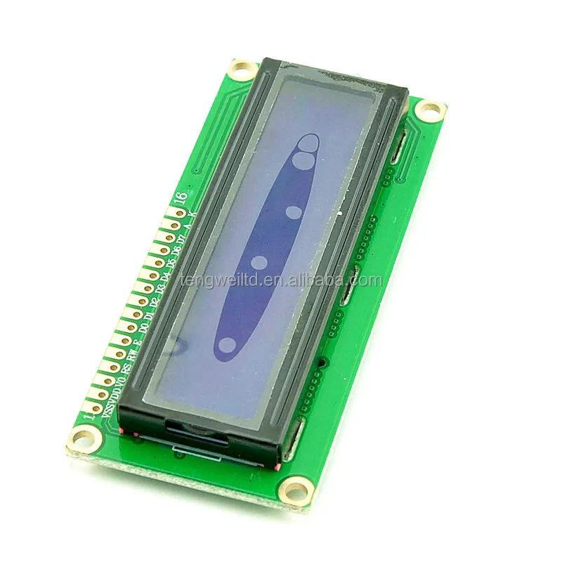1602 LCD 16x2 Character Displays 1602A 5V Blue/Green screen display module Led backlight