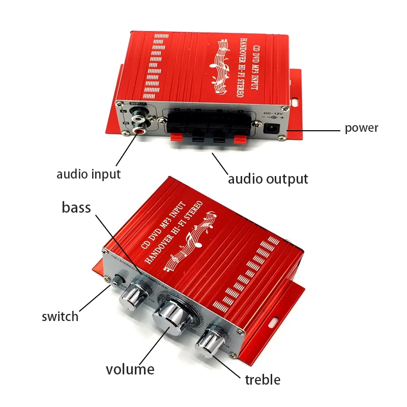20W*2 Small Amplifier - HIFI Digital Power Amplifier for Home