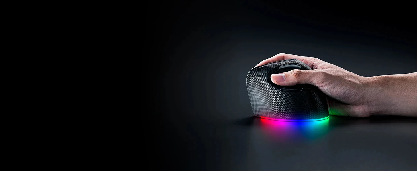 Razer Pro Click V2 Ergonomic Vertical Wireless Mouse - 6 Button AI ...