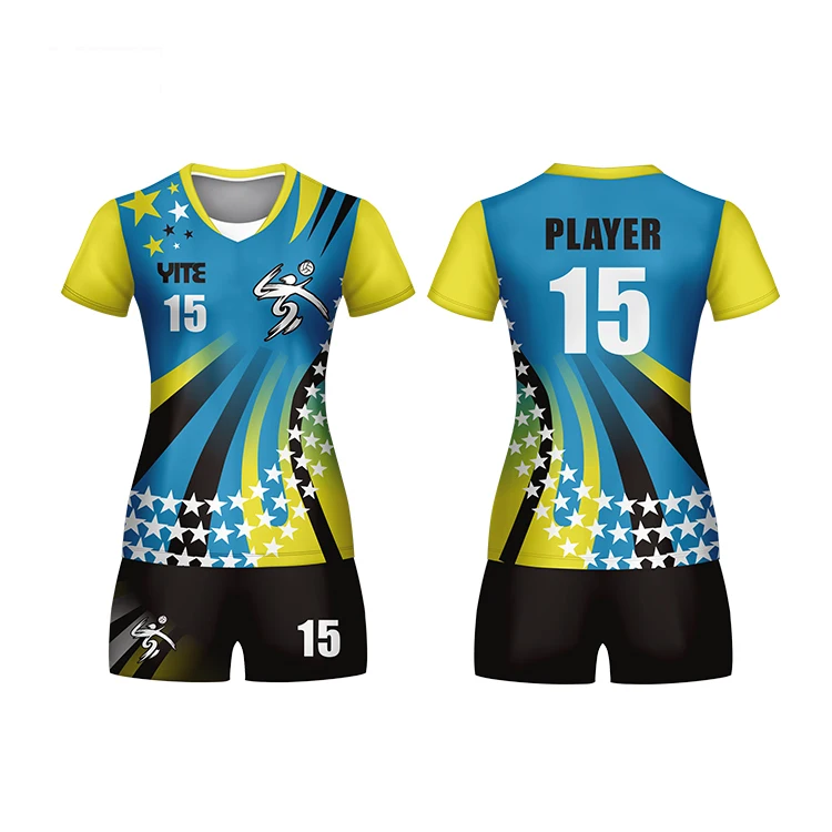 Zhouka Custom Volleyball Jersey Design Team Custom Mens And Women Wear ...