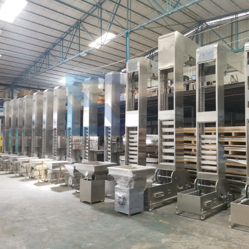 High Quality Z Type Bucket Elevator Food Grade PVC New Steel Product Conveyor Rubber Motor Bearing Gearbox Engine PLC Food