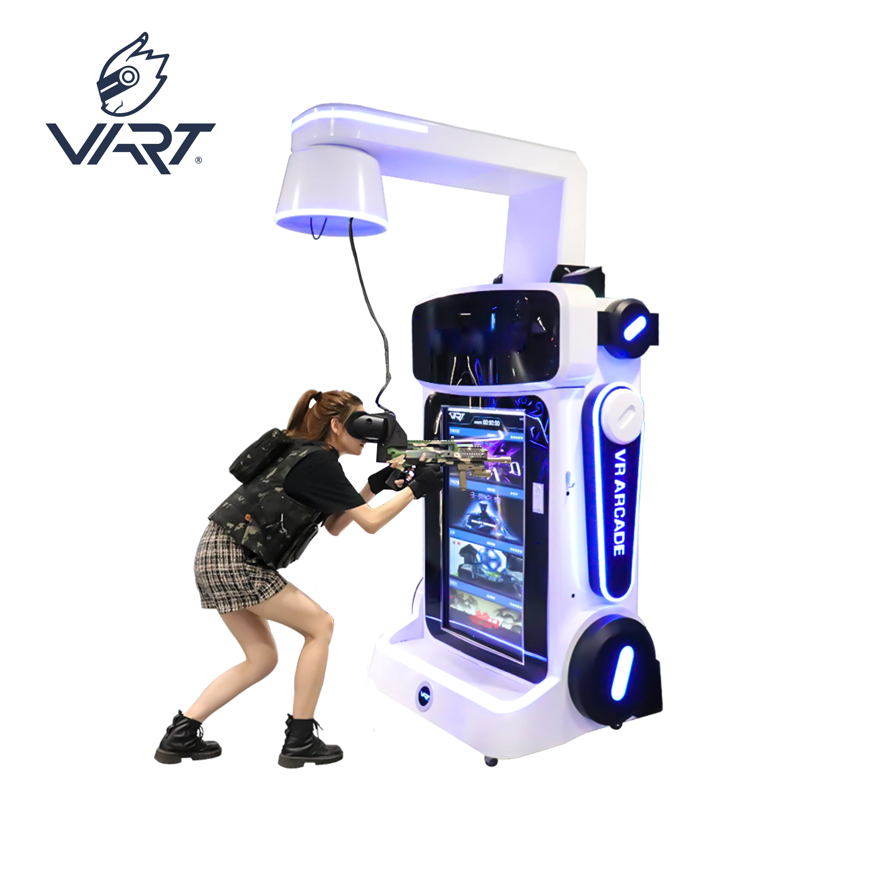 VART VR Simulator Virtual Reality 9D VR Shooting Game VR Arcade Machine for Amusement