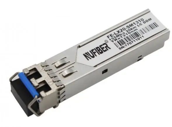 Long Distance 155M 200km SFP Module with TRx 1550nm Duplex LC Fiber Optic Transceivers for Network Equipment