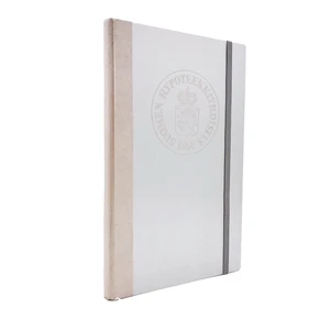 Wholesale Custom A5 with Aluminum Cover  Printed Brand Logo Diary Notepad Note Book PU Leather Notebook