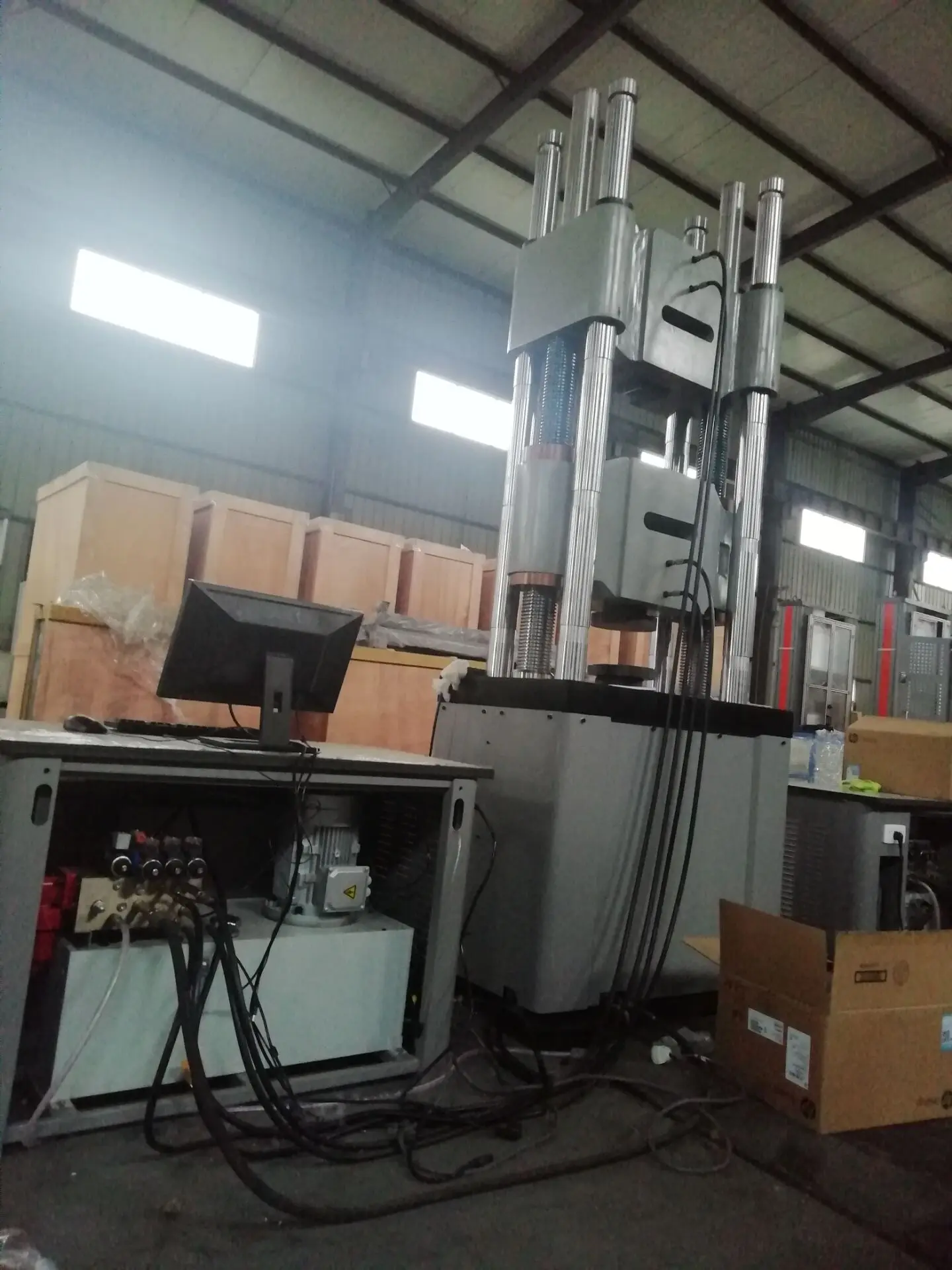 UTM Load Cell Hydraulic Universal Testing Machine for Tensile Compression Shear Bend test