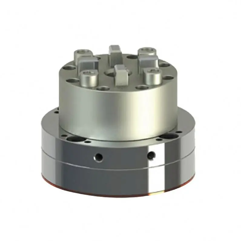 TEBAK Cnc Machining  Direct Selling 4 Jaw Solid Built-in Cylinder Pneumatic Vacuum Chuck D100 with Functional Base