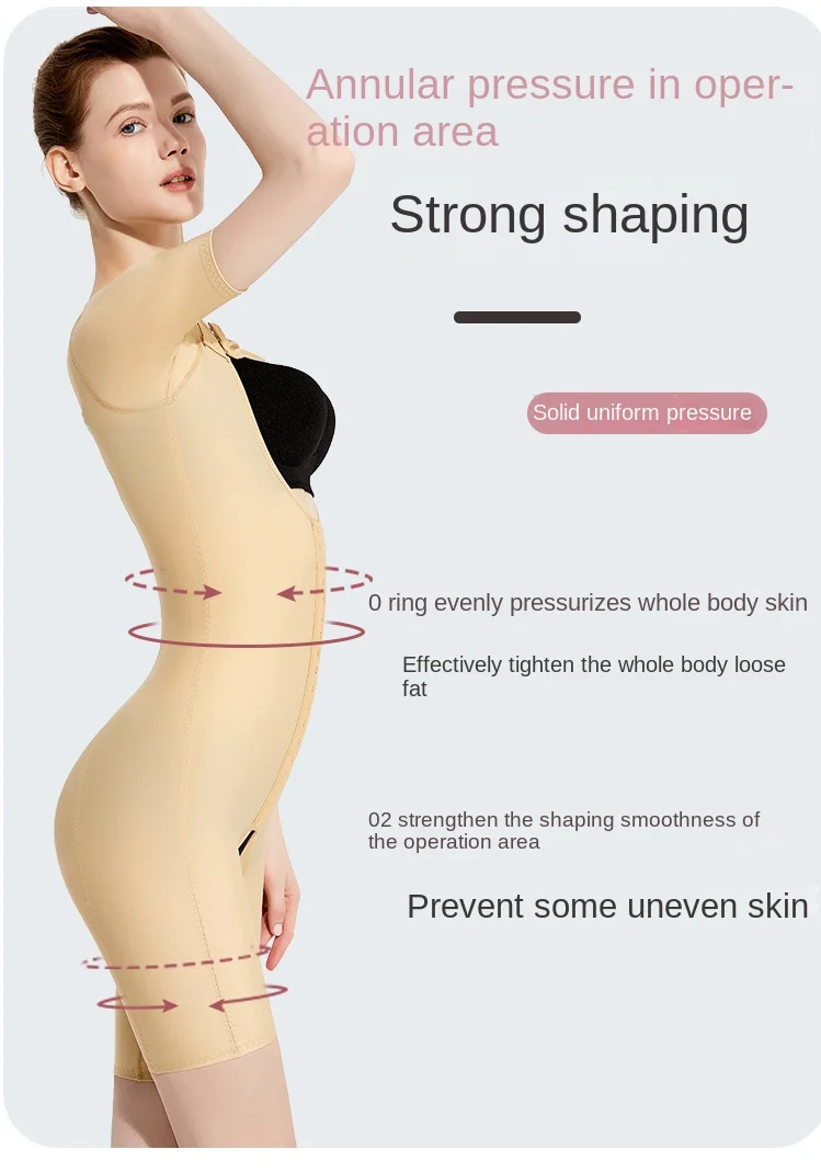 ZOYIAME Colombiana Faja Stage 2 High Compression BBL Full Body Shaper One-Piece Post Surgery OP Shaping Bodysuit Shapewear Women