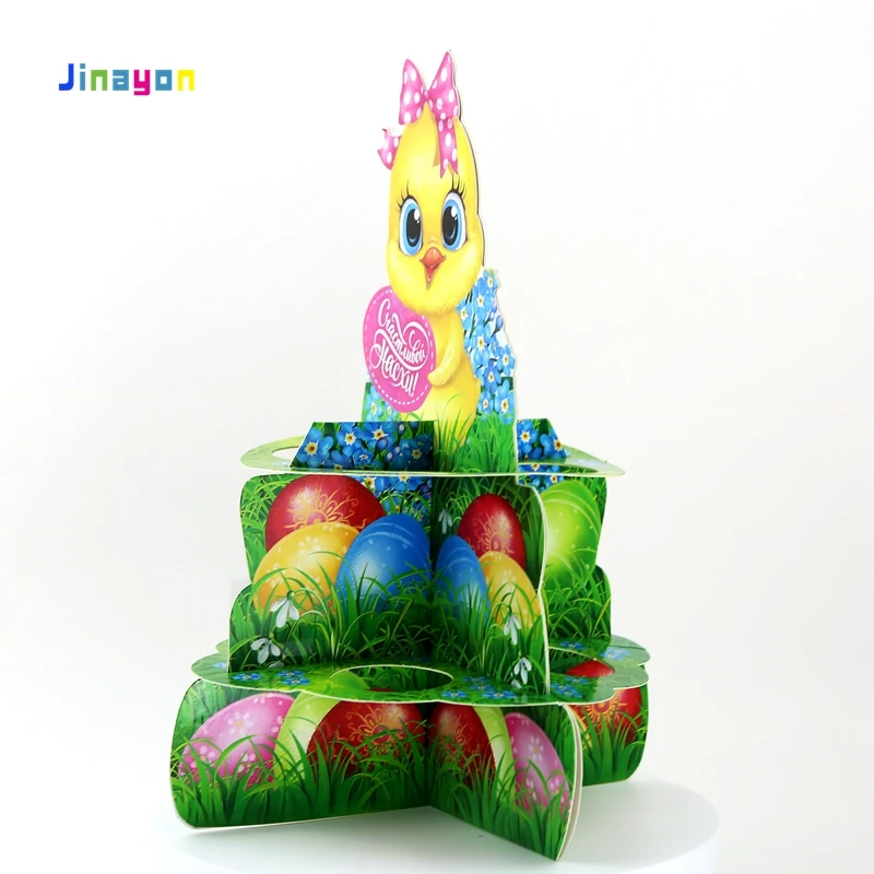 Jinayon op maat gemaakte kleurendruk Pasen-ei-display kartonnen verpakking van hoge kwaliteit, recyclebaar, op maat ontworpen