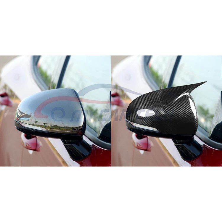 Spiegelkappen Für Kia Stinger 2018-2022 - ABS Carbon Look Außenspiegel