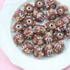 Fiore di crema al curry con perline di cioccolato