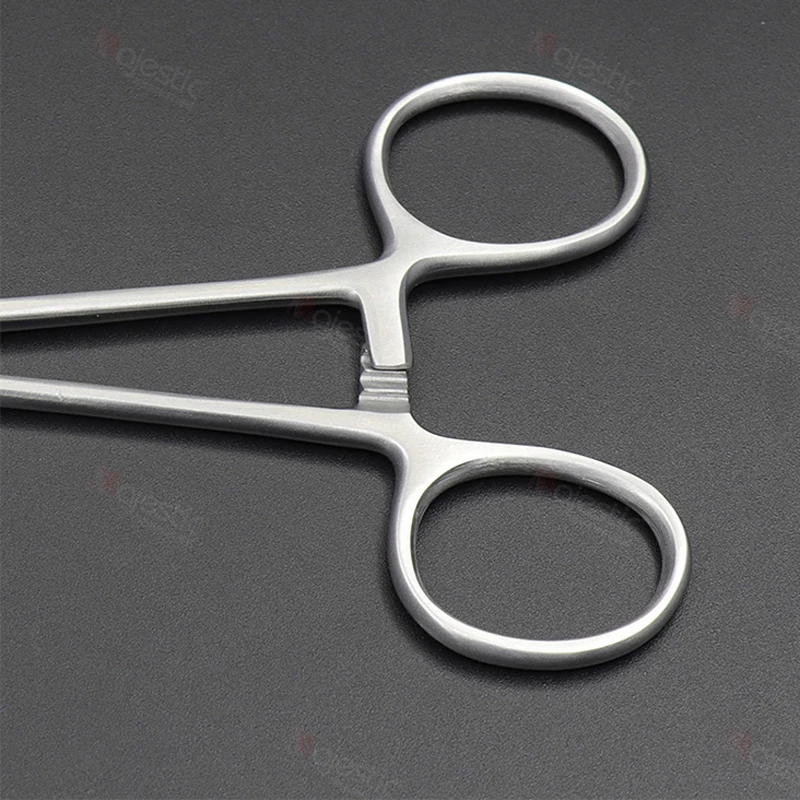Curved Straight Surgical Needle Holder Forceps For Suture Instrument ...