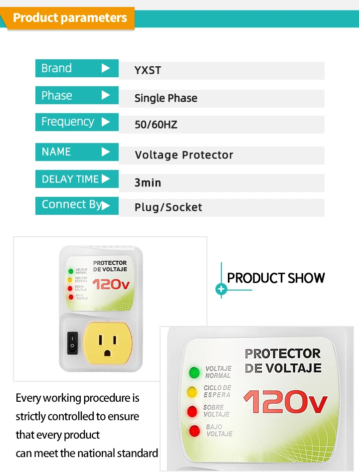 Protector De Voltaje 110v 120v 220v For Tv Nevera Refrigerators Fridge