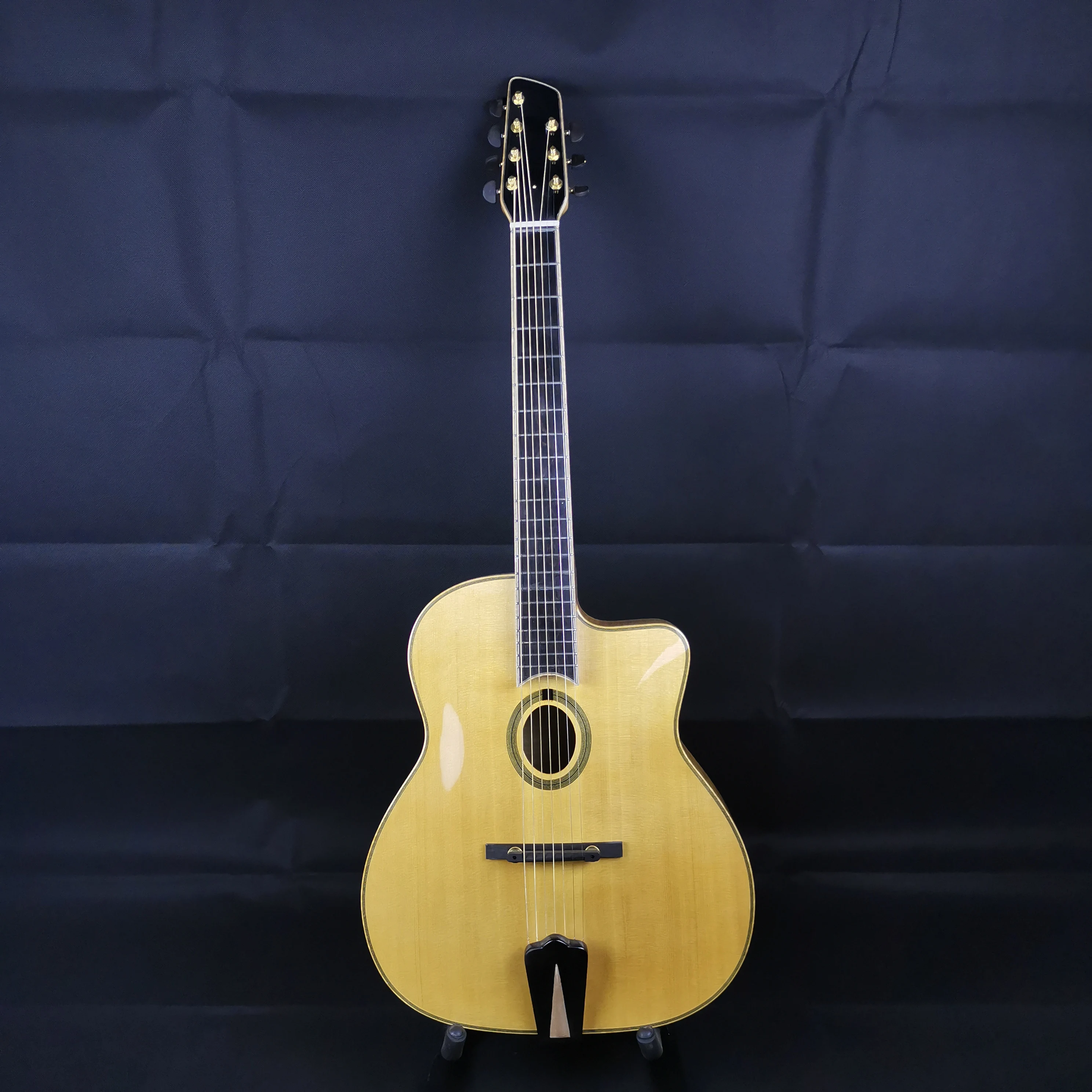 Source Custom handmade Gypsy jazz guitar on m.alibaba.com