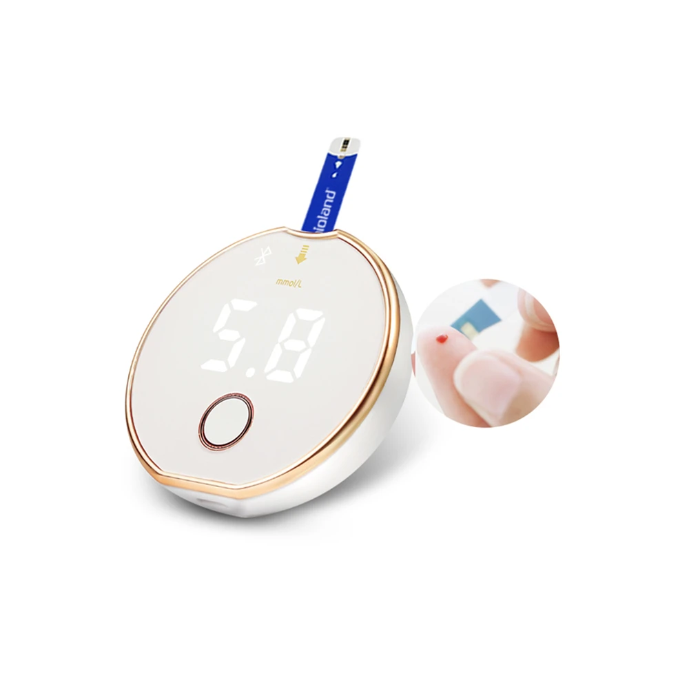 Code Free Diabetes Monitors Wireless Blood Glucose Meter Painless Blood Sugar Tester Diabetes Glucometer