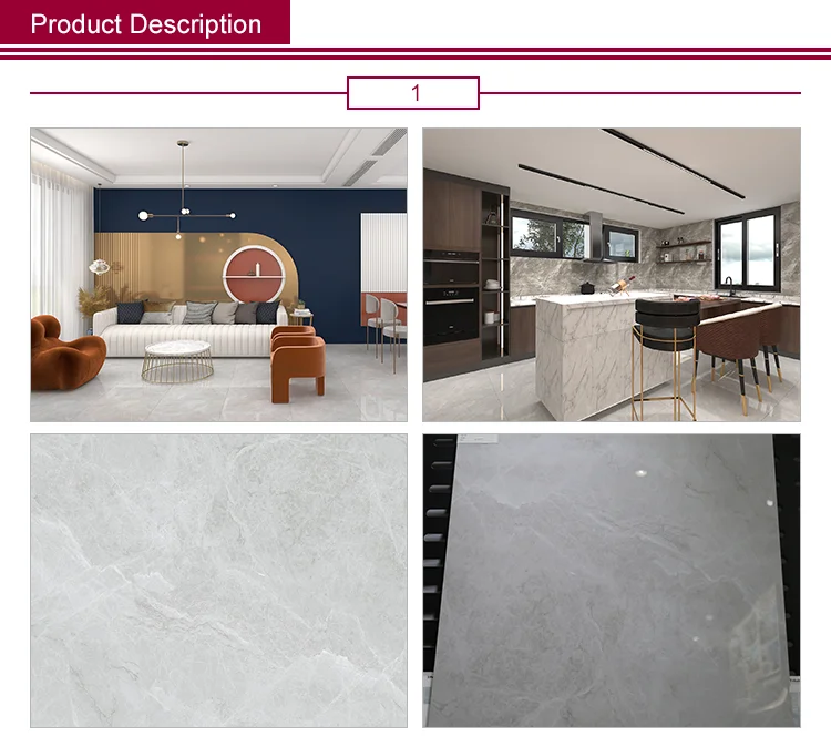 Factory price wholesale interlocking  polished glazed porcelain floor tile for home Use or Hotel floor tiles 60x60