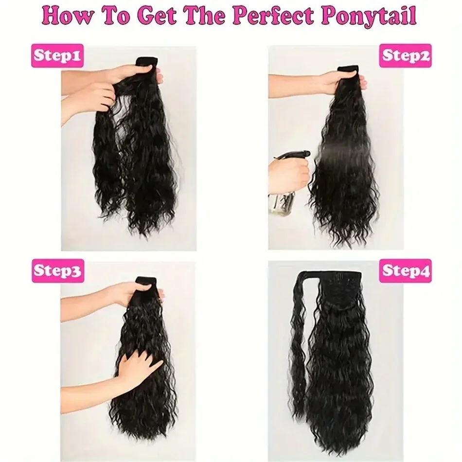 Water Wave Clip In Hair Extensions Natural Black Color Human Hair For Women Brazilian Hair 8-32 Inch Remy_voghion.com