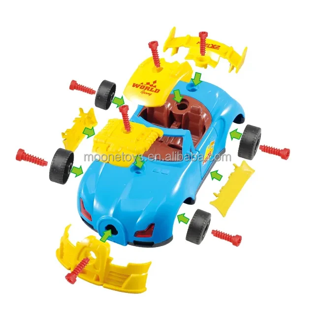 Perfect Gift For Kids Take Apart Toys Racing Cars With Sound Lights